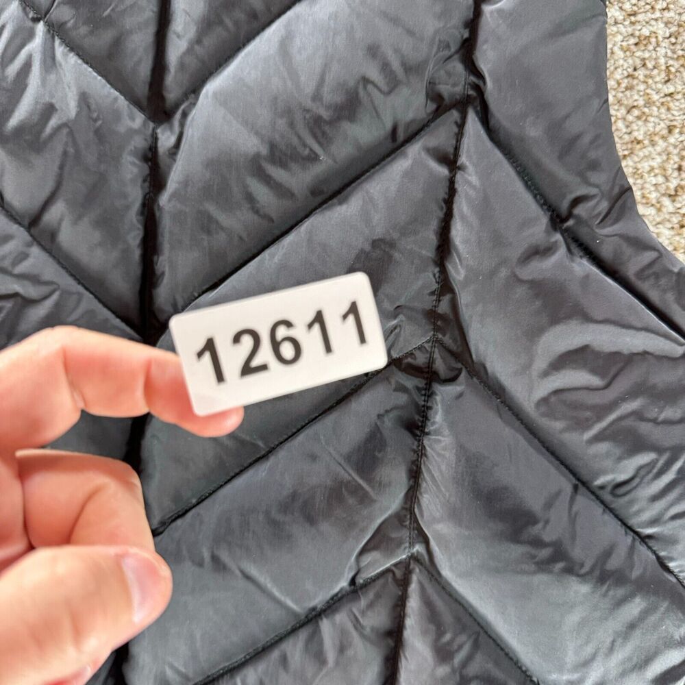 Vintage Tommy Hilfiger Down‎ Puffer Vest Mens Medium Black Full Zip 2000 Y2K VTG - Picture 15 of 15